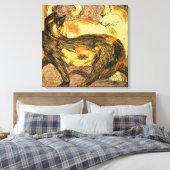 Twee katten canvas afdruk (Insitu (Slaapkamer))