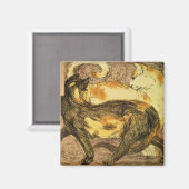 Twee katten magneet (Voorkant / Achterkant)