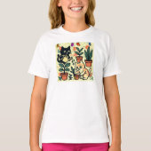 Twee katten t-shirt (Voorkant)
