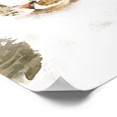 Twee katten - tabby en tortie poster (Hoek)