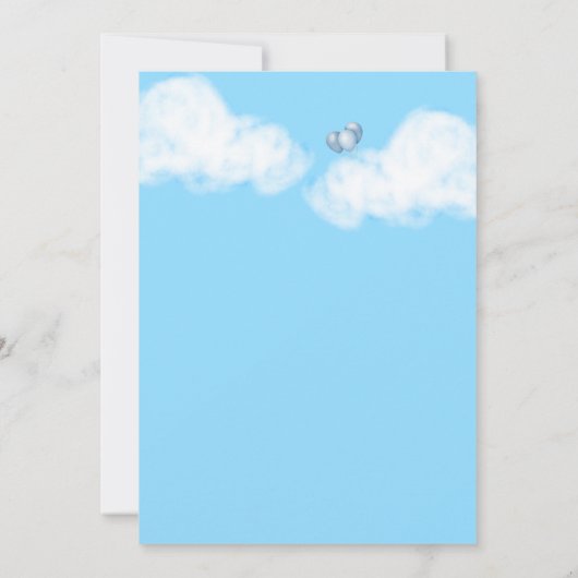 Twee keer de leuke uitnodiging voor een dubbel ver (Achterkant)