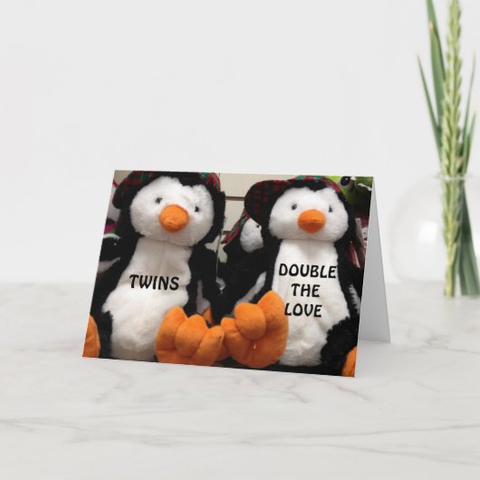 TWEE KEER DE LIEFDE BIJ TWINES KAART (Voorkant)