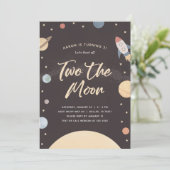 Twee keer de tweede verjaardag van de Moon Outer S Kaart (Staand voorkant)