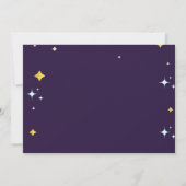 Twee keer de uitnodiging van het tweede verjaardag (Achterkant)