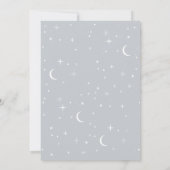 Twee keer de uitnodiging voor de Moon Blue Birthda (Achterkant)