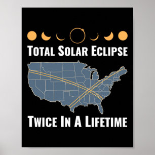 Twee keer in een leven zonne-verduistering 2024 To Poster