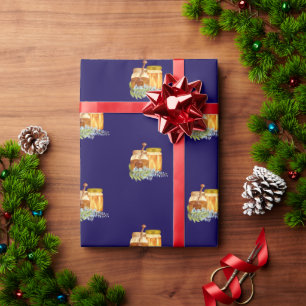 Twee keer zo zoete tweeling honingpotten cadeaupapier