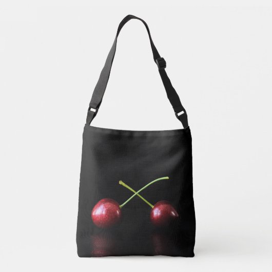 Twee kersen cbba crossbody tas (Achterkant)