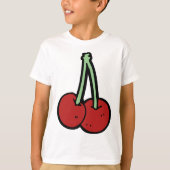 Twee kersen t-shirt (Voorkant)