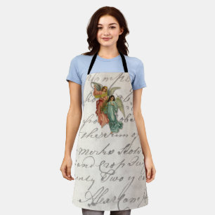 Twee kerstangels - Victoriaans goddelijke religie Schort