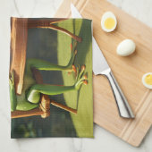 Twee kikkers met thee theedoek (Quarter Fold)