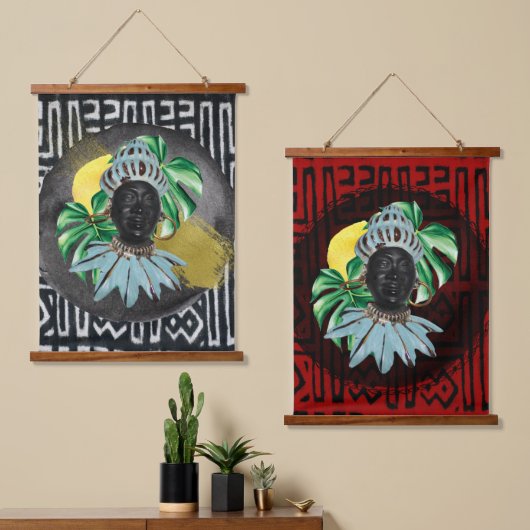 Twee Kingely Hangend Wandkleed (Asymmetrisch)