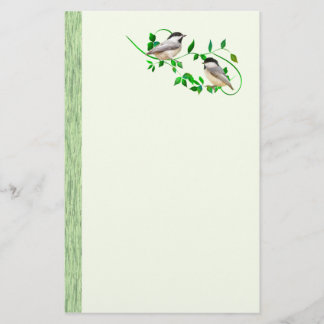 Twee kippen briefpapier