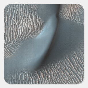 Twee klassen eoliaanse bedformen vierkante sticker