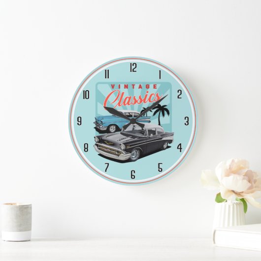 Twee klassieke autostoeltjes grote klok (Huis)