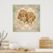 Twee kleine Angels Poster (Keuken)