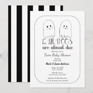 Twee Kleine BOOS Tweeling Spoken Halloween Baby Bo Kaart