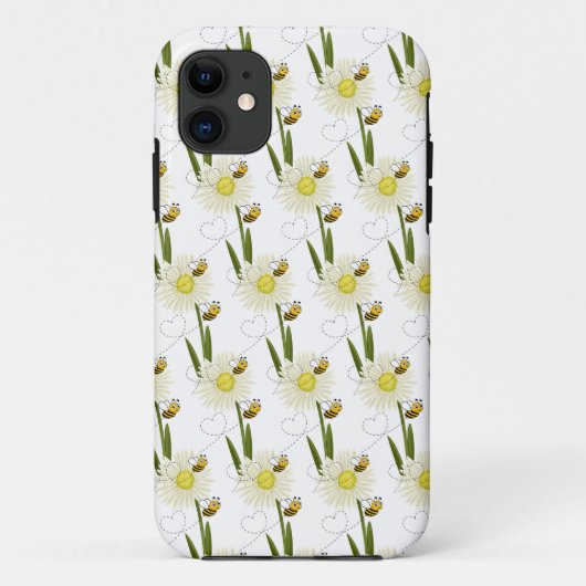 Twee kleine en schattige bijen Case-Mate iPhone case (Achterkant)