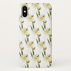 Twee kleine en schattige bijen iPhone x hoesje