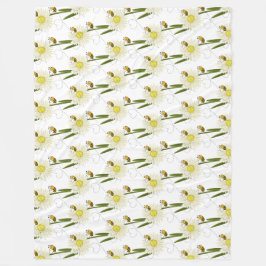 Twee kleine en schattige bijen fleece deken