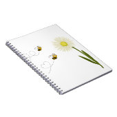 Twee kleine en schattige bijen notitieboek (Rechterzijde)