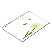 Twee kleine en schattige bijen notitieboek (Linkerzijde)