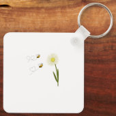 Twee kleine en schattige bijen sleutelhanger (Achterkant)