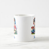 Twee kleine jongens spelen videogame-hoofdtelefoon koffiemok (Center)