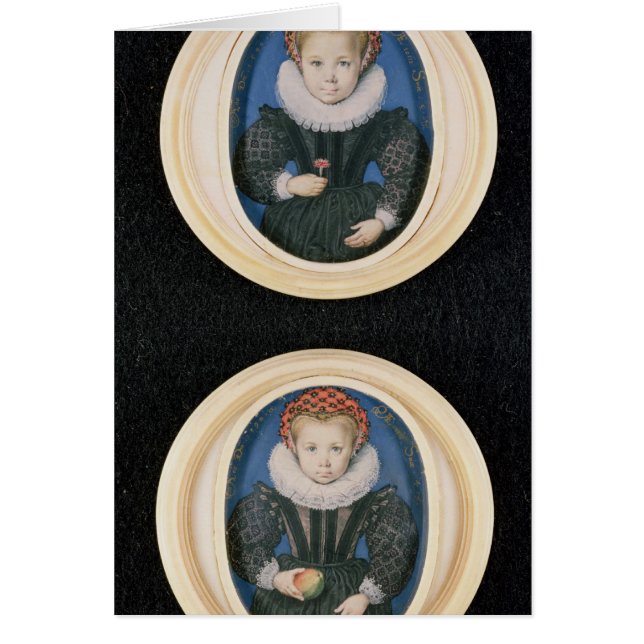 Twee kleine meisjes, 1590 (Voorkant)