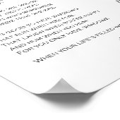 Twee kleine schaduwen poster (Hoek)