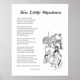Twee Kleine Schaduwen Poster
