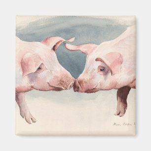Twee kleine Varkens 2012 Magneet