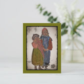 Twee kleine zussen 1906 briefkaart (Staand voorkant)