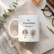Twee kleinkinderen gepersonaliseerd