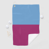 Twee kleuren Golf Towel Golfhanddoek (Insitu)