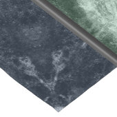 Twee kleurenmarmer-monogram - Kies uw kleuren Lange Tafelloper (Hoek)