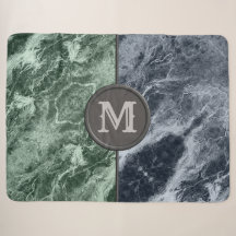 Twee kleurenmarmer-monogram - Kies uw kleuren