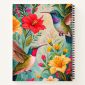 Twee kolibries notitieboek (Achterkant)