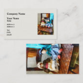 Twee koloniale Rag Dolls Visitekaartje (Voorkant / Achterkant)