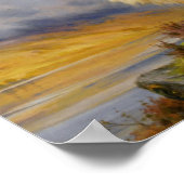 Twee kolonies boven een meer poster (Hoek)