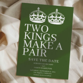 Twee koningen maken een paardenweddenschap aankondiging