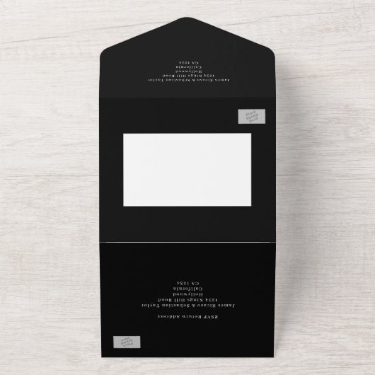 Twee koningen maken een paardenweddenschap all in one uitnodiging (Buitenkant)