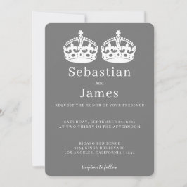 Twee koningen maken een parse kroonkroon met een g