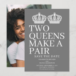 Twee koninginnen maken een homo-lesbiennes aankondiging