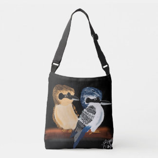 Twee Kookaburra's crossbody tas