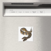 Twee kopende Koninklijke Python of Ball Python - P Magneet (Insitu (Vaatwasser))