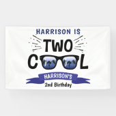 Twee koudebogen, tweede verjaardag spandoek (Horizontaal)