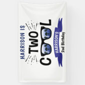 Twee koudebogen, tweede verjaardag spandoek (Verticaal)