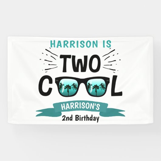 Twee koudebogen, tweede verjaardag spandoek (Horizontaal)
