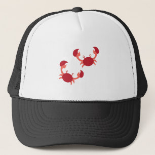 Twee krabben trucker pet